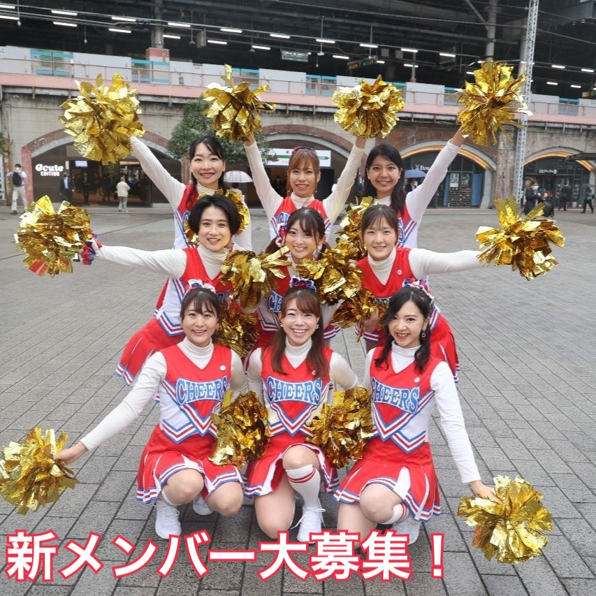 女子チア集合写真 